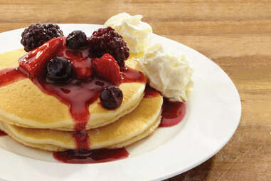 Wendy's wildberry pancakes