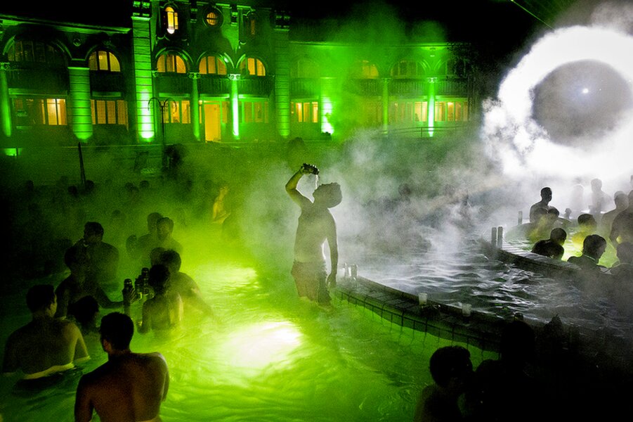 Budapest Hot Spring Rave Things to Do in Budapest - Magic Bath Party -The Wildest Water Bashes ...