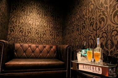 Private room at E11even Miami