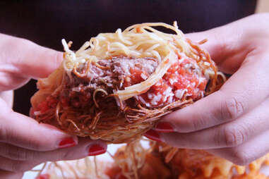 The Spaghetti Burger