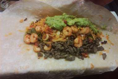 JV's Mexican Food burrito