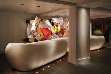 the hotel lobby as art gallery hotels with surprisingly famous art thrillist