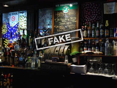 Fake bar