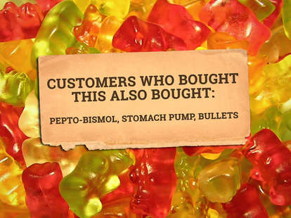 Sugarless gummy bear review quote