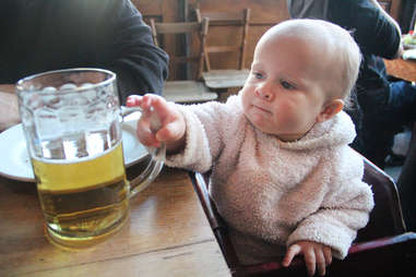 Baby With Beer