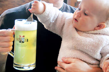 Baby With Beer