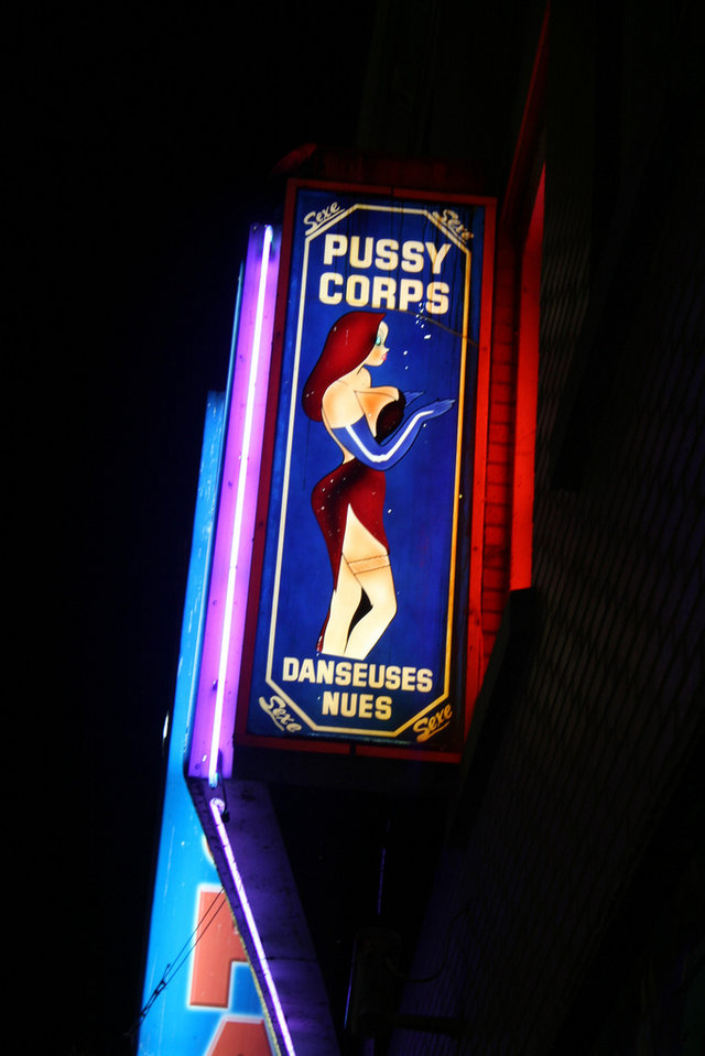 Pussy Corps Sign