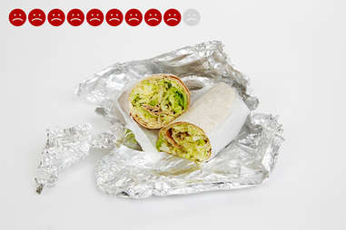 The saddest of salad wraps