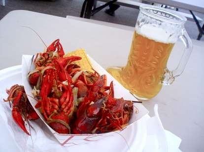Crawfish and beer