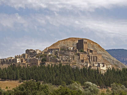 spanish hilltop village