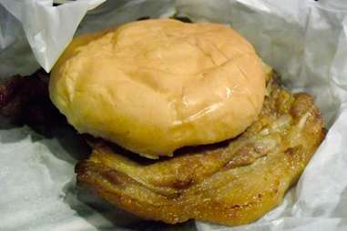 MAXWELL STREET DEPOT pork chop sandwich