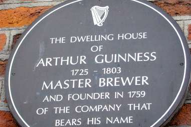 guiness plaque