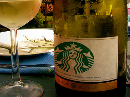 Starbucks wine