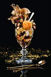 Golden Opulence Sundae