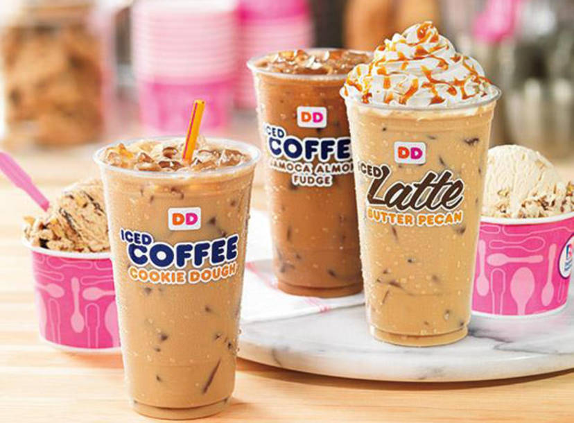 Dunkin Donuts Debuts Cookie Dough Coffee Inspired By Baskin Robbins Ice Cream Thrillist Nation