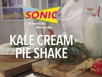 Sonic Kale Cream Pie Shake