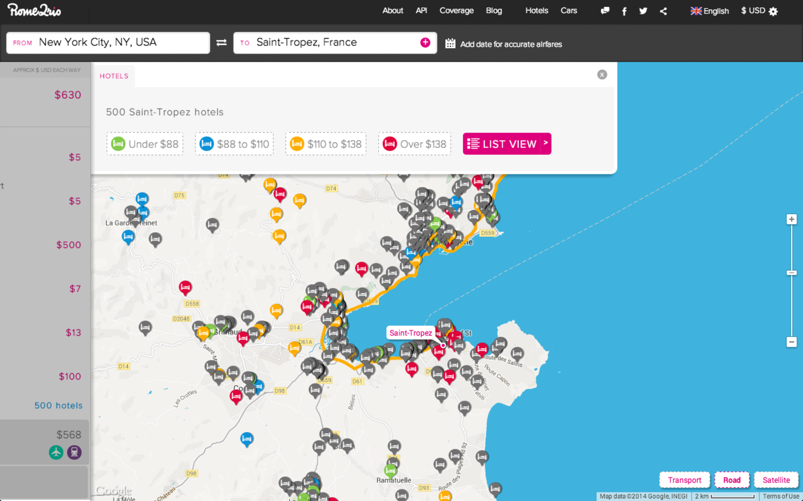 Rome2Rio - Travel App to Plan Your Entire Trip - Thrillist
