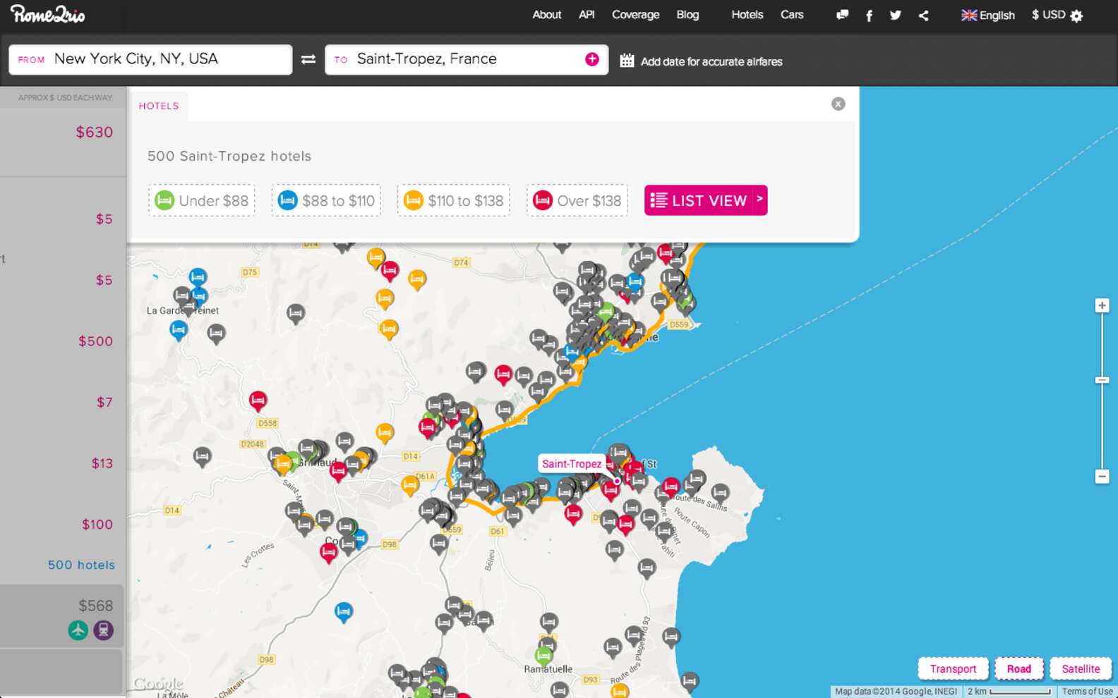 Rome2Rio - Travel App to Plan Your Entire Trip - Thrillist