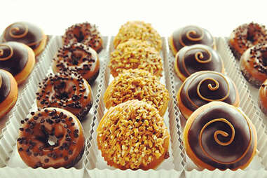 Krispy Kreme Caramel Chocolate Shop donuts