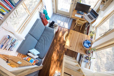 mobile home bird's-eye view
