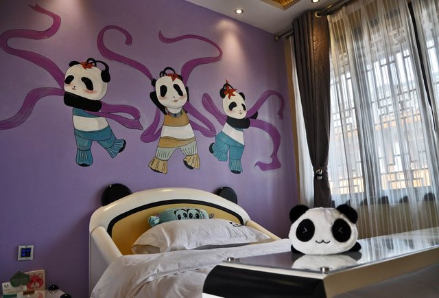 Panda-Themed Hotel Dedicated to Pandas in Sichuan, China