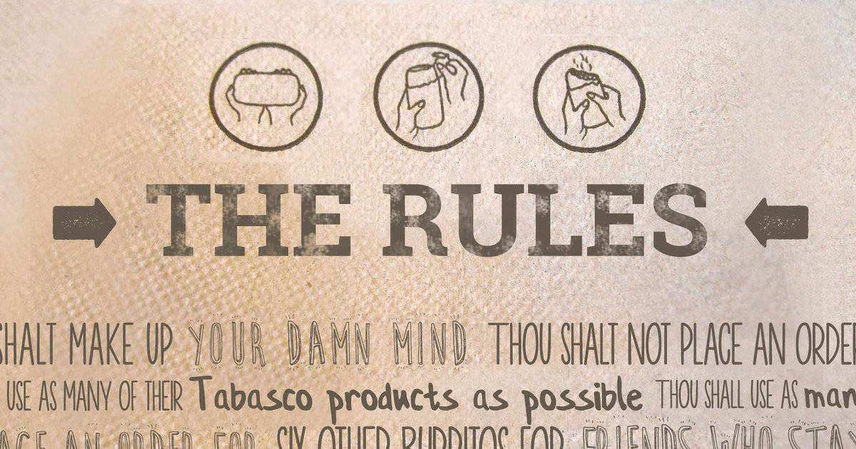 The Definitive Rules for How to Order at Chipotle Thrillist