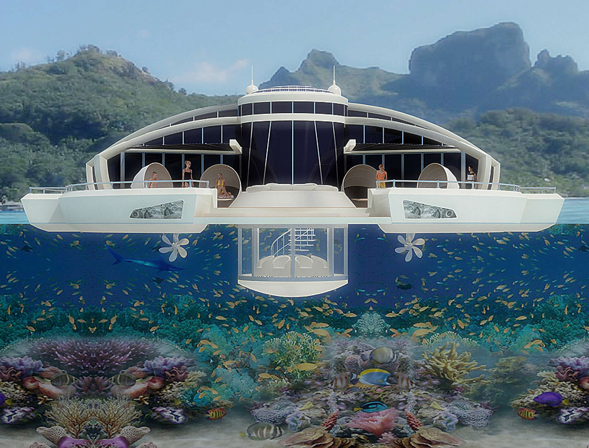 Luxury Floating Island Resort May be Coming to the Maldives - Thrillist