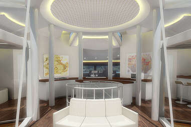 solar florating island interior