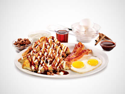 Denny's sticky bun French toast