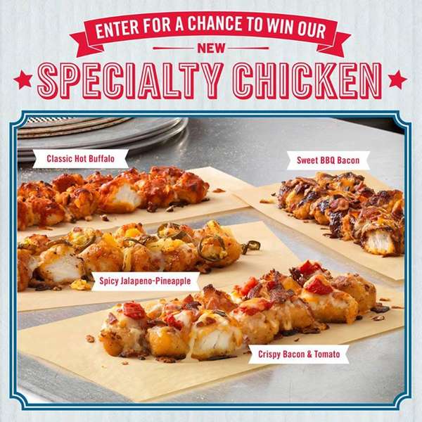 Dominos Specialty Chicken Menu Has Classic Hot Buffalo, Sweet BBQ Bacon