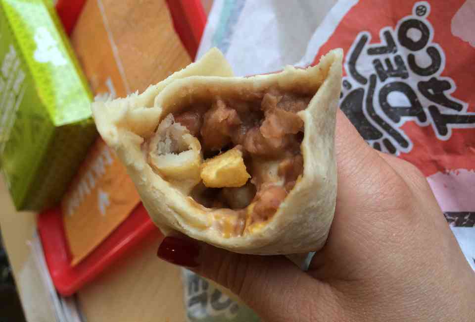 Del Taco Nutritional Value Bean And Cheese Burrito Home Alqu