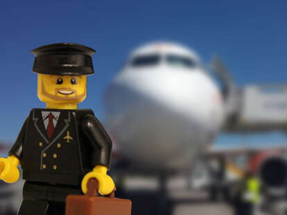 Lego airline hot sale pilot