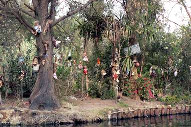 creepy dolls hanging