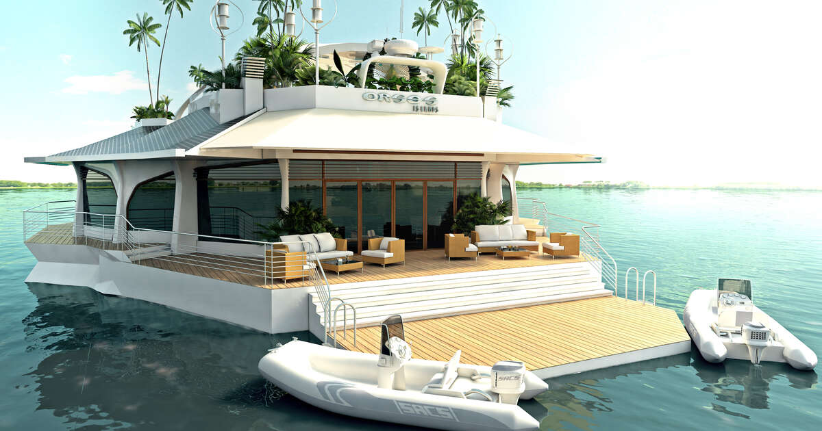 floating island yacht price