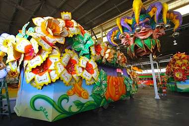 Mardi Gras World float