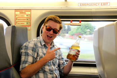 Train drinking