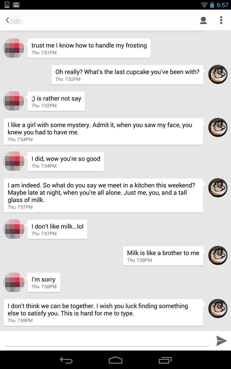 Tinder conversation