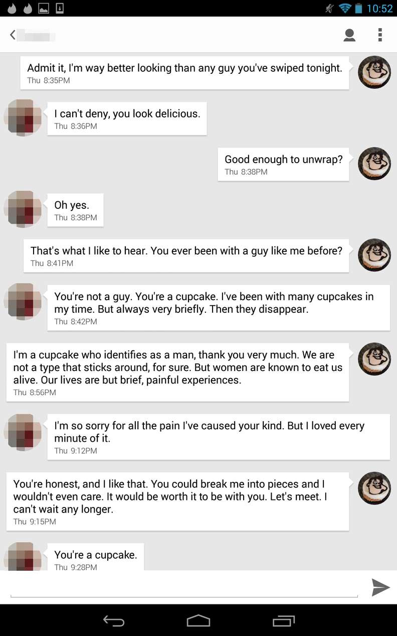 Tinder conversation
