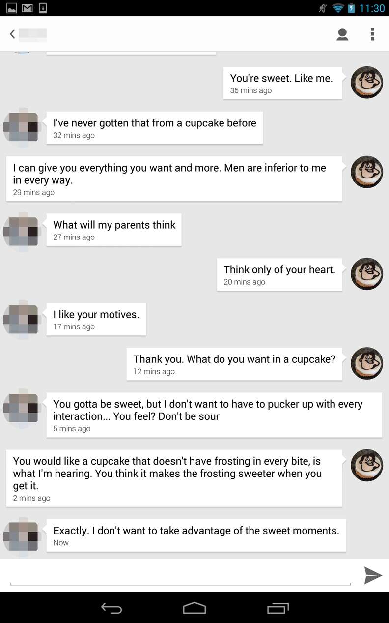 Tinder conversation