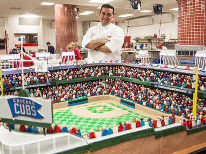 Wrigley Field Celebrates 100th Anniversary with Replica the Cake Boss -