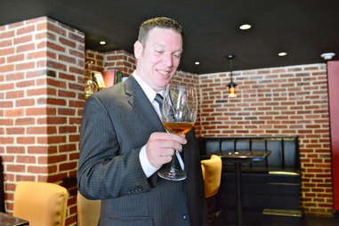 sommelier drinks Franzia Rhine