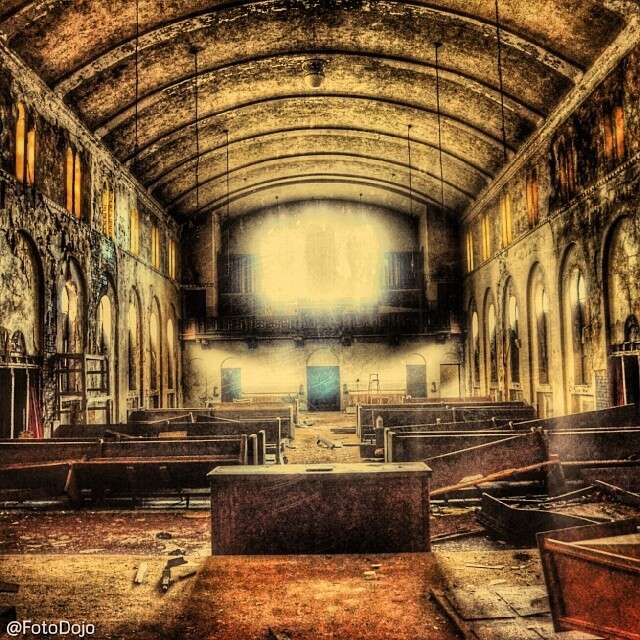 abandoned church