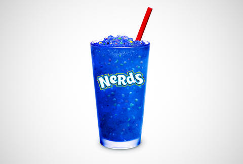 blue raspberry slushie