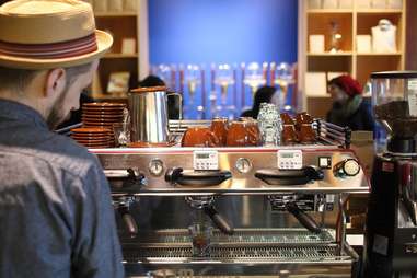 Barista at Blue Bottle