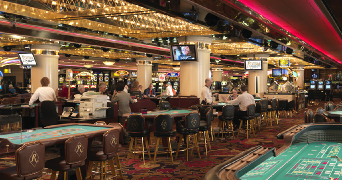 The gaming area of the Riviera hotel-casino, 2901 Las Vegas Blvd