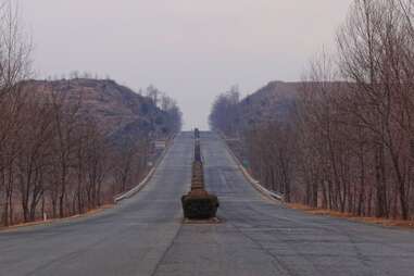 north korean road