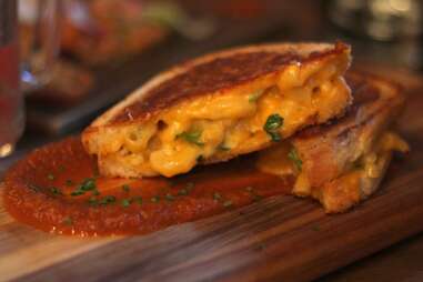 SuWu mac and cheese grilled cheese