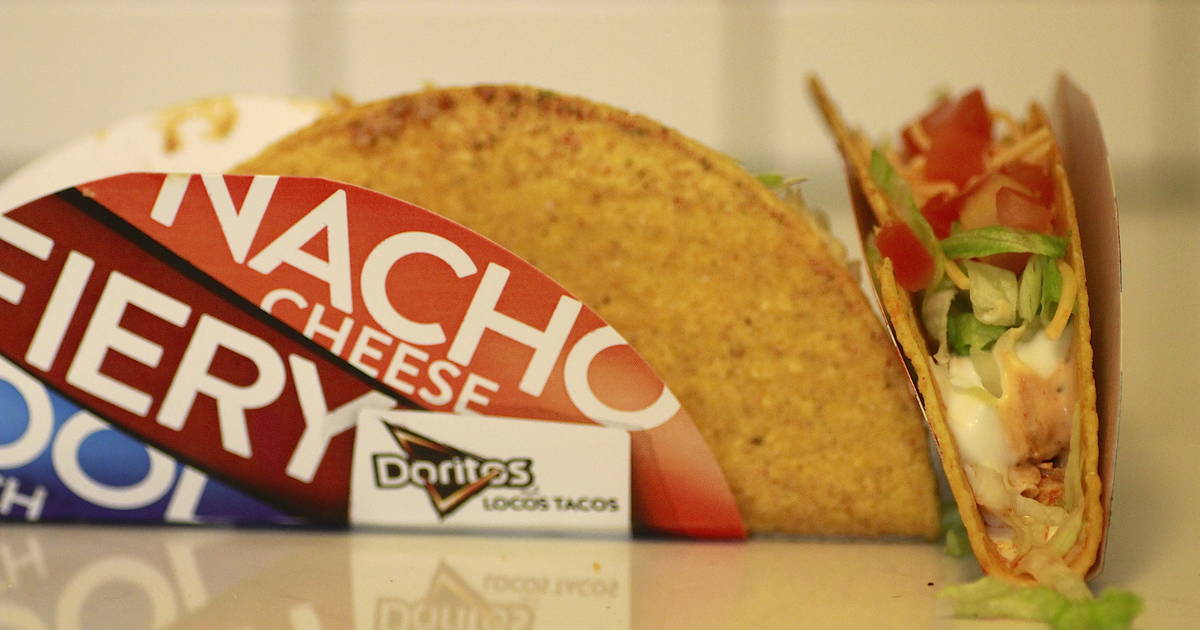 Taco Bell Spicy Chicken Doritos Locos Tacos - Thrillist