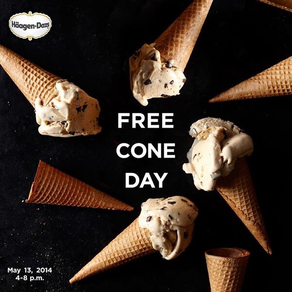 Haagen Daz Free Cone Day 2025