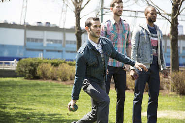 The bocce bowl